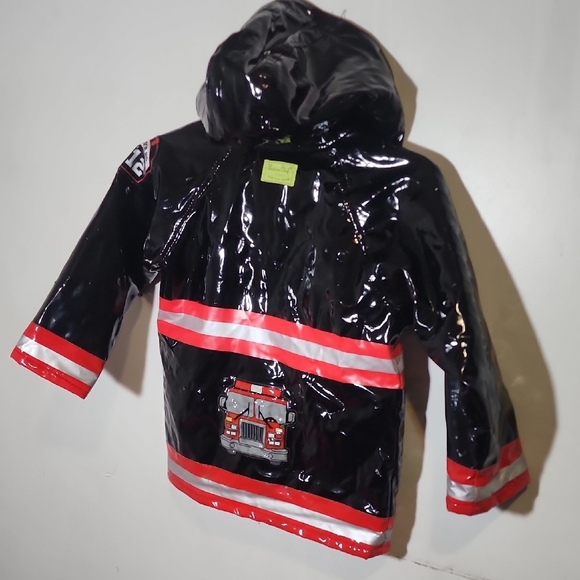 Western Chief Black and Red Raincoat - Picture 7 of 9